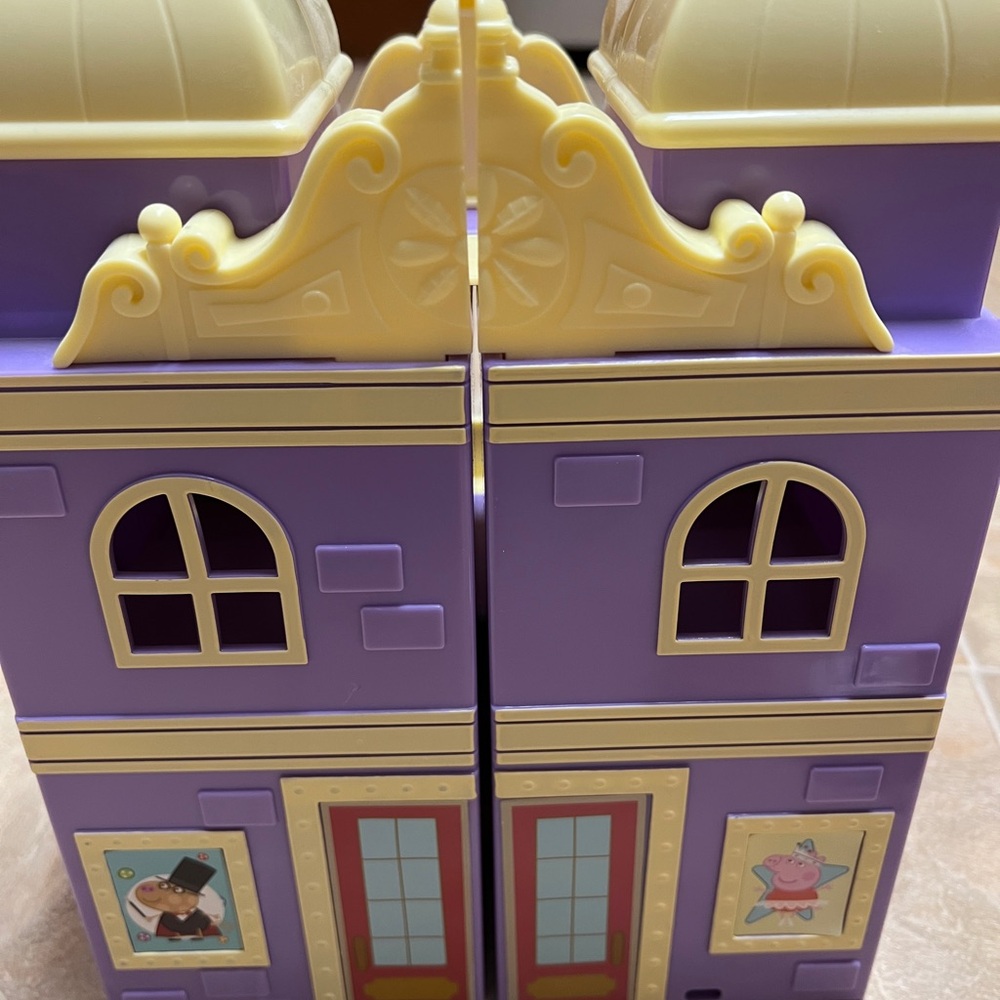 Purple and Yellow Kids Toy Building Set